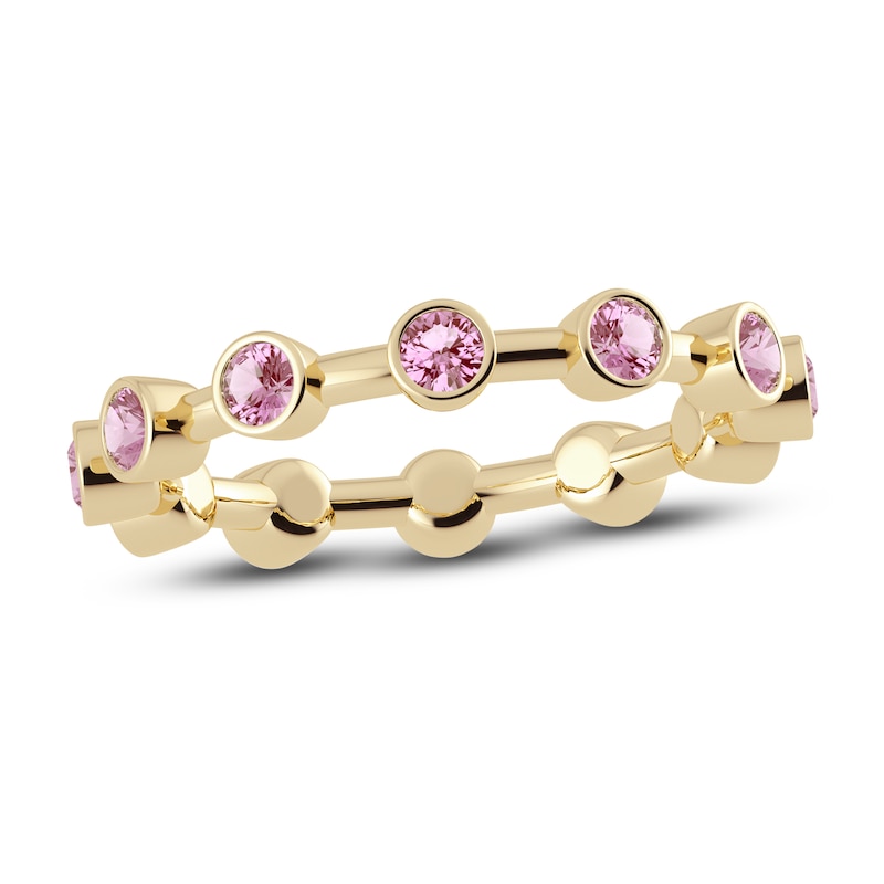 Juliette Maison Natural Pink Tourmaline Ring 10K Gold