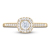 Thumbnail Image 3 of Diamond Engagement Ring 1/2 ct tw Round 14K Yellow Gold