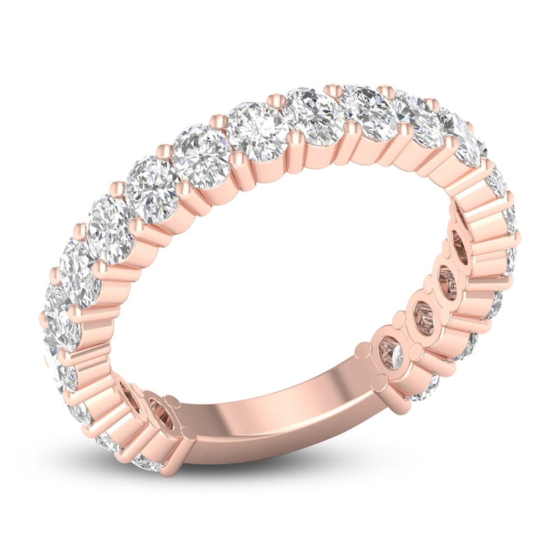 Diamond Anniversary Band 2 ct tw Oval 14K Rose Gold