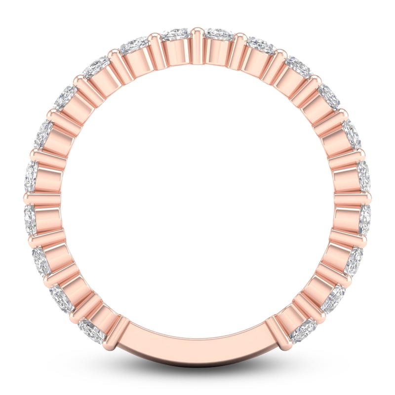 Diamond Anniversary Band 2 ct tw Oval 14K Rose Gold