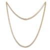 Thumbnail Image 2 of Solid Mariner Chain Necklace 14K Yellow Gold 24" 3.7mm