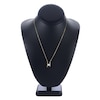 Thumbnail Image 1 of Freshwater Cultured Pearl Necklace 1/20 ct tw Diamonds 14K Yellow Gold 18"