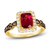 Thumbnail Image 1 of Le Vian Natural Rhodolite Garnet Ring 3/8 ct tw Diamonds 14K Honey Gold