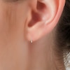 Thumbnail Image 2 of Diamond Dangle Earrings 1/2 ct tw Round 14K White Gold
