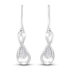 Thumbnail Image 2 of Diamond Earrings 1/6 ct tw Round 14K White Gold