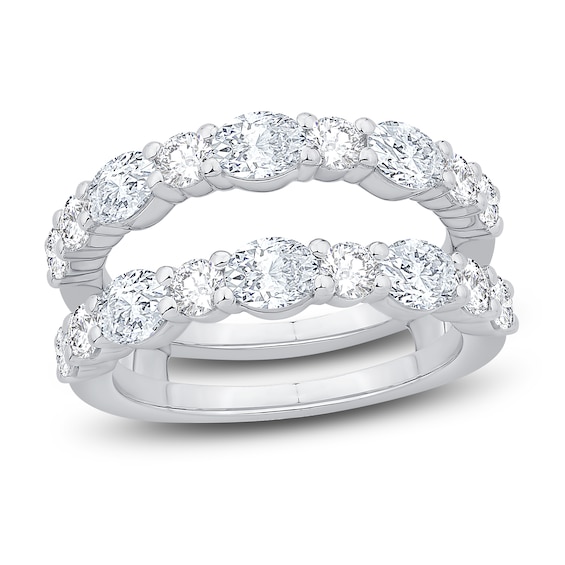 Diamond Anniversary Enhancer Band 2 ct tw Oval/Round 14K White Gold | Jared