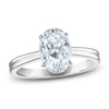 Thumbnail Image 0 of Certified Oval Diamond Solitaire Engagement Ring 1-1/2 ct tw 14K White Gold (I/I1)