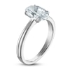 Thumbnail Image 1 of Certified Oval Diamond Solitaire Engagement Ring 1-1/2 ct tw 14K White Gold (I/I1)