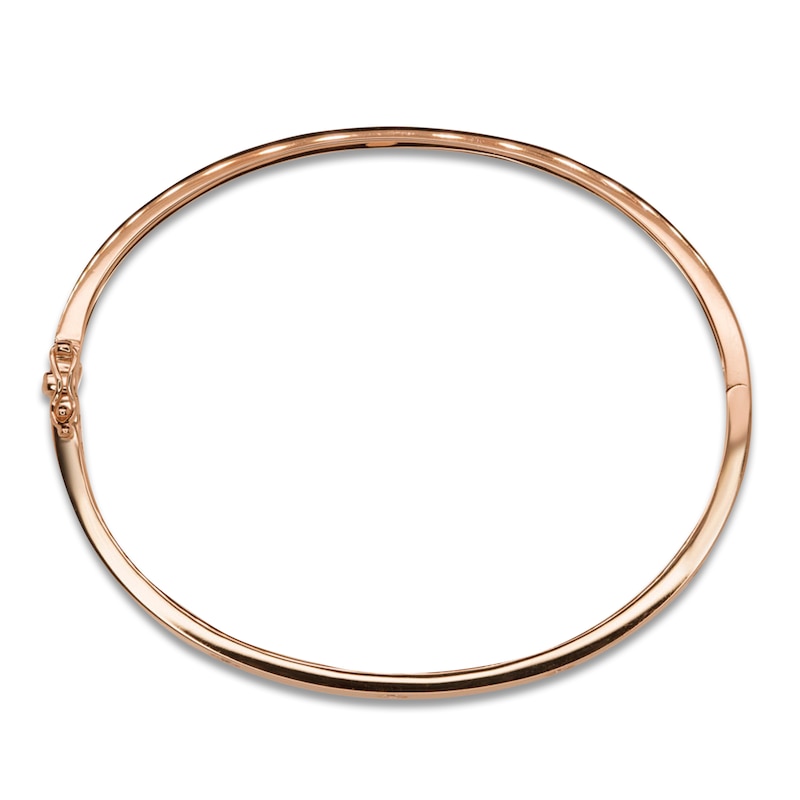 Main Image 2 of Shy Creation Diamond Bezel-Set Five-Stone Bangle Bracelet 1/3 ct tw 14K Rose Gold SC55004068ZS