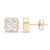 Thumbnail Image 0 of Diamond Clover Stud Earrings 1 ct tw 10K Yellow Gold