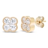 Thumbnail Image 1 of Diamond Clover Stud Earrings 1 ct tw 10K Yellow Gold