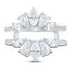 Thumbnail Image 3 of Pnina Tornai Marquise & Pear-Shaped Lab-Created Diamond Enhancer Ring 1-7/8 ct tw 14K White Gold