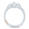 Thumbnail Image 4 of Pnina Tornai Marquise & Pear-Shaped Lab-Created Diamond Enhancer Ring 1-7/8 ct tw 14K White Gold