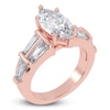 Thumbnail Image 2 of Marquise-Cut Lab-Created Diamond Engagement Ring 3-1/2 ct tw 14K Rose Gold