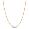 Thumbnail Image 1 of Solid Glitter Rope Chain 1.5mm 14K Yellow Gold 18&quot;