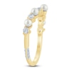 Thumbnail Image 2 of Pnina Tornai Cultured Pearl & Diamond Contour Anniversary Ring 1/3 ct tw 14K Yellow Gold