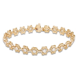 Unspoken Diamond Bracelet 3 ct tw 14K Yellow Gold 7&quot;