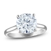 Thumbnail Image 1 of Round-Cut Lab-Created Diamond Solitaire Plus Engagement Ring 3-1/2 ct tw Platinum (VS2/F)