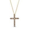 Thumbnail Image 1 of Le Vian Diamond Cross Necklace 1-1/5 ct tw 14K Honey Gold 19&quot;