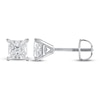 Thumbnail Image 1 of Diamond Solitaire Earrings 1-1/2 ct tw Princess 18K White Gold (SI2/I)