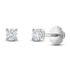 Thumbnail Image 2 of Certified Diamond Solitaire Earrings 1/3 ct tw Round 14K White Gold (I1/I)