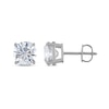 Thumbnail Image 2 of Certified Diamond Solitaire Earrings 3 ct tw Round 14K White Gold (I1/I)