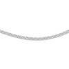 Thumbnail Image 2 of Hollow Rolo Chain Choker Necklace 14K White Gold 13&quot;