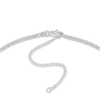 Thumbnail Image 3 of Hollow Rolo Chain Choker Necklace 14K White Gold 13&quot;