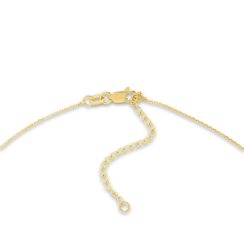 Main Image 2 of 7 Cross Station Necklace 14K Yellow Gold 16&quot;