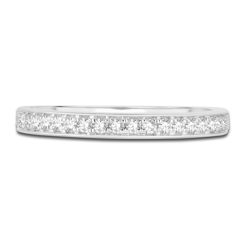 Main Image 3 of Diamond Wedding Band 1/5 ct tw Round 14K White Gold