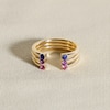 Thumbnail Image 4 of Juliette Maison Natural Rhodolite Garnet Cuff Ring 10K Rose Gold