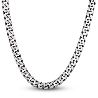 Reeds Stainless Steel Curb Chain Necklace | 11mm | 24 Inches