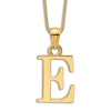 Thumbnail Image 1 of Initial E Necklace 14K Yellow Gold 18&quot;