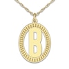 Thumbnail Image 1 of Initial Pendant Necklace 10K Yellow Gold 18&quot;