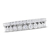 Thumbnail Image 1 of Diamond Bezel Double Row Ring 3/8 ct tw Round 14K White Gold