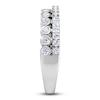 Thumbnail Image 3 of Diamond Bezel Double Row Ring 3/8 ct tw Round 14K White Gold