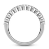 Thumbnail Image 4 of Diamond Bezel Double Row Ring 3/8 ct tw Round 14K White Gold