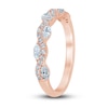 Thumbnail Image 2 of Diamond Anniversary Ring 1/2 ct tw Marquise/Round 14K Rose Gold