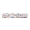 Thumbnail Image 3 of Diamond Anniversary Ring 1/2 ct tw Marquise/Round 14K Rose Gold