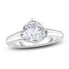 Thumbnail Image 1 of Diamond Solitaire Plus Ring 1-1/8 ct tw Round 14K White Gold