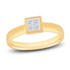 Thumbnail Image 1 of Diamond Engagement Ring 1/3 ct tw Princess 14K Yellow Gold