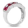 Thumbnail Image 1 of Le Vian Natural Oval-Cut Ruby & Diamond Ring 1/2 ct tw 14K Vanilla Gold