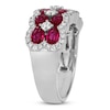 Thumbnail Image 2 of Le Vian Natural Oval-Cut Ruby & Diamond Ring 1/2 ct tw 14K Vanilla Gold