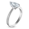 Thumbnail Image 1 of Certified Pear Diamond Solitaire Engagement Ring 1-1/2 ct tw 14K White Gold (I/I1)