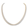 Thumbnail Image 0 of Matinee by A Link Diamond Layered Necklace 12-1/2 ct tw 18K Two-Tone Gold 16"