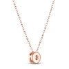 Thumbnail Image 3 of Certified Round-Cut Diamond Bezel-Set Solitaire Necklace 1/2 ct tw 14K Rose Gold 18&quot; (I1/I)