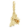 Thumbnail Image 3 of Charm'd by Lulu Frost Natural Citrine, Cultured Pearl & Diamond Bee Charm 1/4 ct tw 10K Yellow Gold