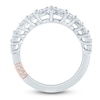 Thumbnail Image 4 of Pnina Tornai Marquise-Cut Lab-Created Diamond Two-Row Anniversary Ring 1-3/4 ct tw 14K White Gold