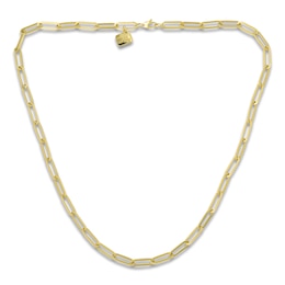 Charm'd by Lulu Frost Semi-Solid Paperclip Chain 10K Yellow Gold 20&quot;