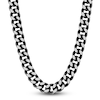 Thumbnail Image 1 of Men's Curb Chain Necklace 9mm Black Ion-Plated Stainless Steel 24&quot;